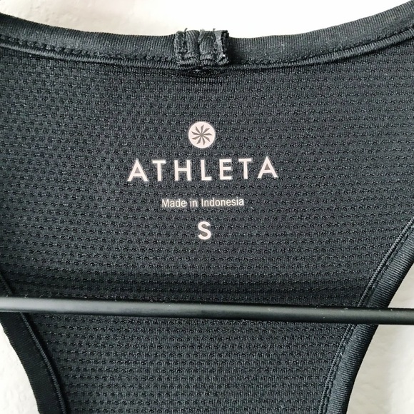 Athleta Tinker Tank Black Size Small Racerback Sleeveless Scoop Neck Drawstring - Picture 9 of 11